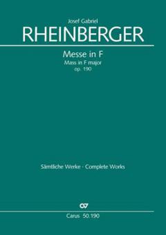 Messe en fa majeur pour choeur d'hommes 