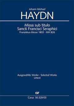 Missa sub titulo Sancti Francisci Seraphici Standard