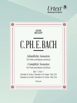 Complete Sonatas 1: Sonatas in G major Wq 123 and in E minor Wq 124 