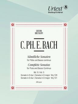 Complete Sonatas 5: Sonatas in D major Wq 129 and in D major Wq 131 
