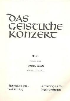 Domine exaudi 