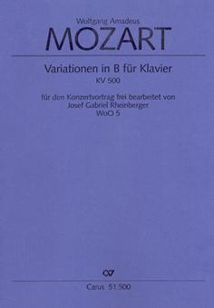 Thème et variations en si bémol majeur 