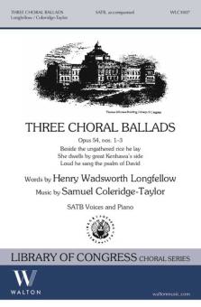 Three Choral Ballads (Collection) 