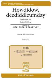 Howdidow, deediddleumday 