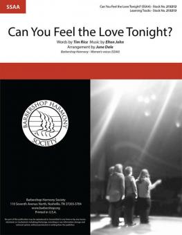 Can You Feel the Love Tonight? Standard