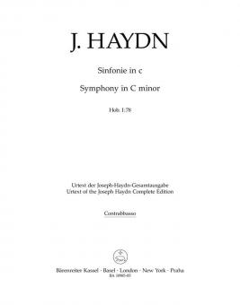 Symphonie en ut mineur Hob. I:78 
