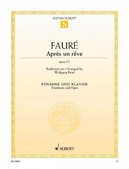 Après un rêve op. 7/1 Standard