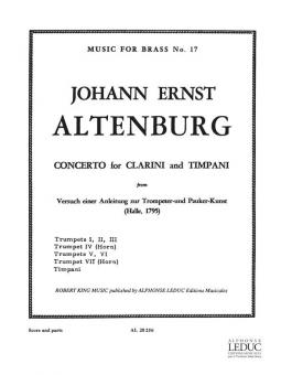 Concerto for Clarini and Timpani 