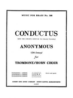 Conductus - Quis Tibi Christe Meritas (for Maundy Thursday) (13th Century) 
