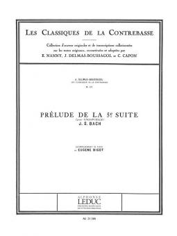 Suite No. 5 pour Violoncelle: Prelude 