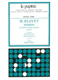 Sonates pour Flutes et Continuo Op. 2 Vol. 2 