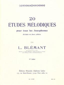 20 Etudes Melodiques Vol. 2 
