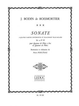 Sonate A Quatre Parties 