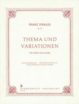 Theme and Variations op. 13 Standard