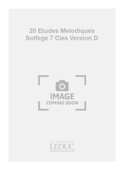 20 Etudes Melodiques Solfege 