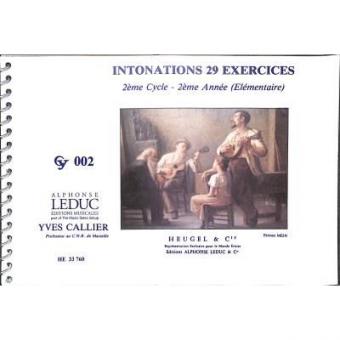 29 Exercices d'intonation 