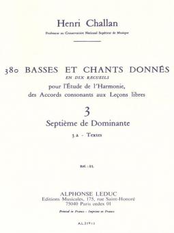 380 Basses et Chants Donnés Vol. 03a 