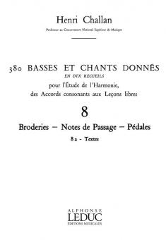 380 Basses et Chants Donnés Vol. 08a 