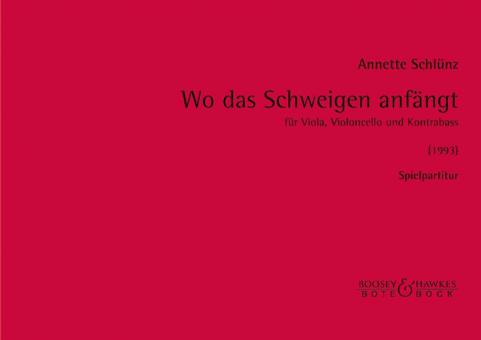 Wo das Schweigen anfängt 