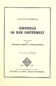 Orphée aux Enfers 