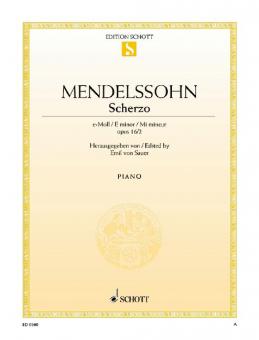 Scherzo E Minor Op. 16/2 