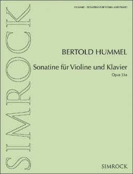 Sonatina for violin and piano op. 35a Standard