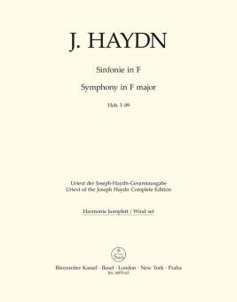 Symphonie en fa majeur Hob. I:89 