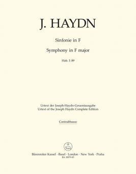 Symphonie en fa majeur Hob. I:89 