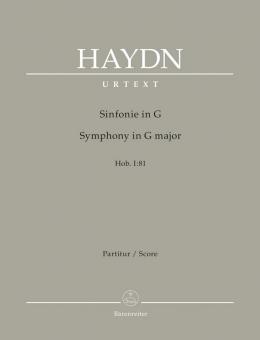 Symphonie en sol majeur Hob: I:81 