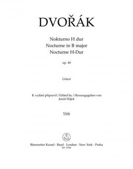 Nocturne en si majeur op. 40 