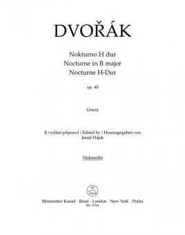 Nocturne en si majeur op. 40 