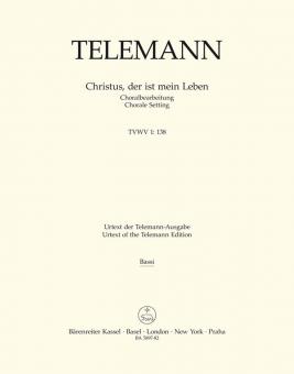 Christus, der ist mein Leben TVWV 1:138 