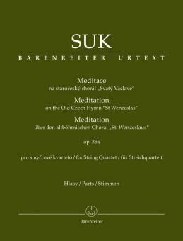 Méditation basée sur le vieux choral tchèque "St. Wenzeslaus" op. 35a 