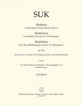Méditation basée sur le vieux choral tchèque "St. Wenzeslaus" op. 35a 
