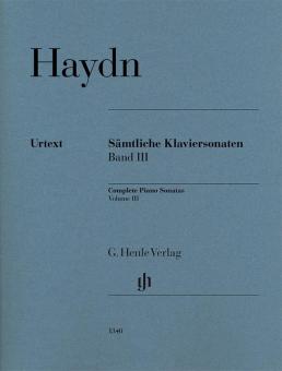 Edition intégrale des Sonates pour piano volume 3 