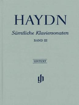 Edition intégrale des Sonates pour piano volume 3 