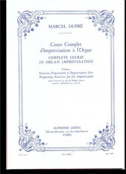 Cours Complet d'Improvisation à l'Orgue Vol. 1 