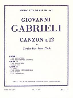 Canzon A 12 