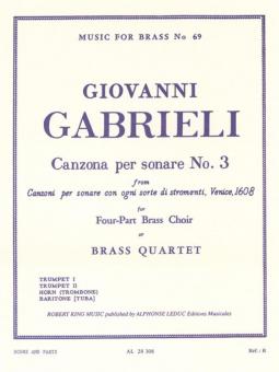 Canzona Per Sonare Nr. 3 