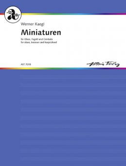 Miniaturen für Oboe, Fagott und Cembalo Download
