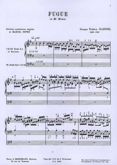 Fugue en Mi Mineur 