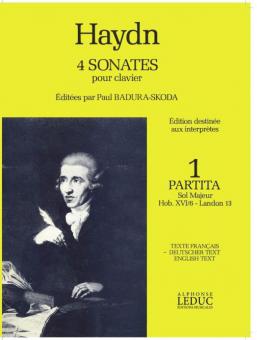 4 Sonates pour Clavier Vol. 1 