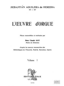 Oeuvre D'Orgue Vol. 1 