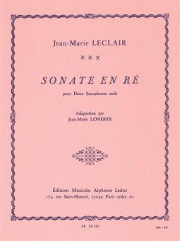 Sonate en Re 