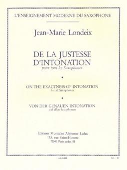 De la justesse d'intonation 