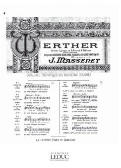 Werther Air Nr.4 Ariette de Sophie 