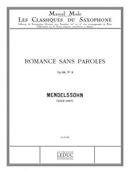 Romances Sans Paroles No. 3 