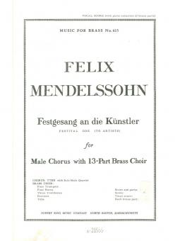 Festgesang An Die Künstler 