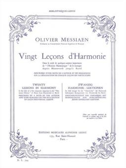 20 Lecons d'Harmonie 