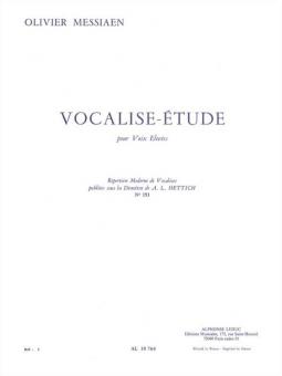 Vocalise Etude No 151 
